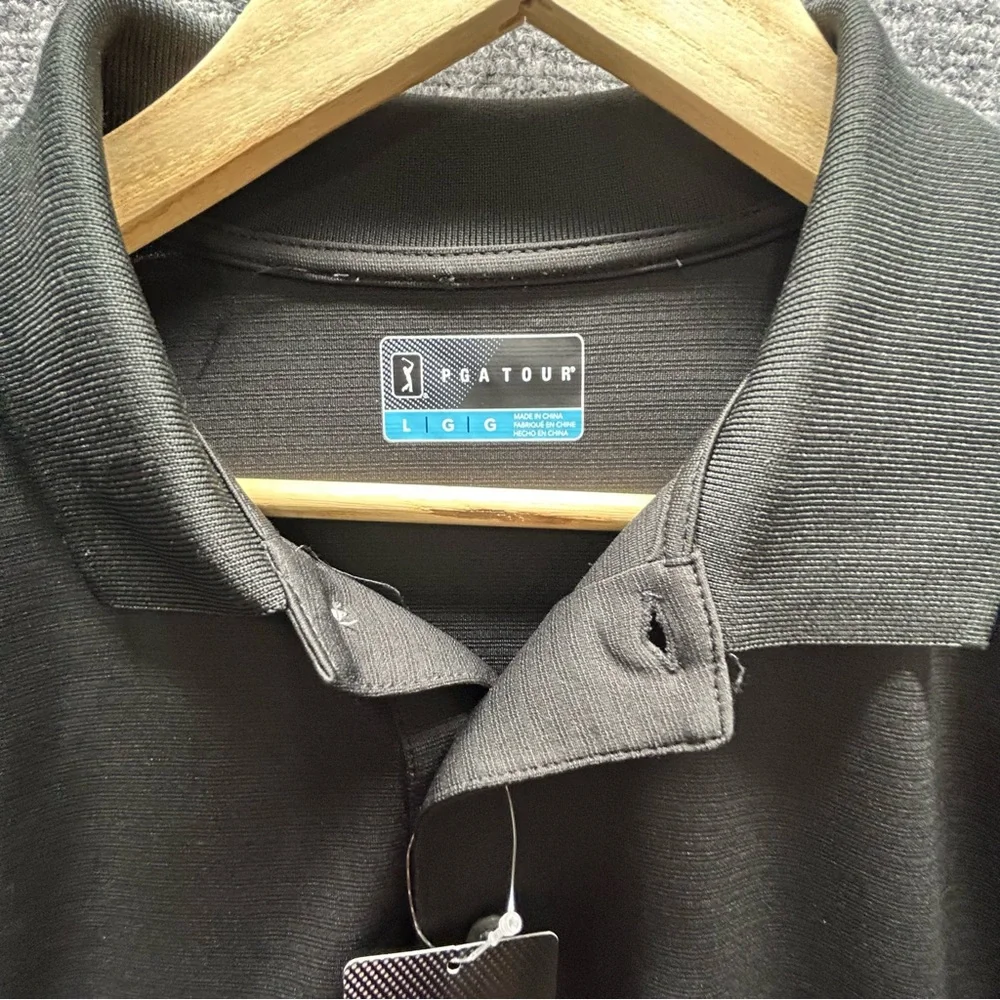 PGA Tour Polo Golf Shirt Size L